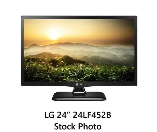 LG 24” 24LF452B HDTV 720P LED TV - IT Monitor
