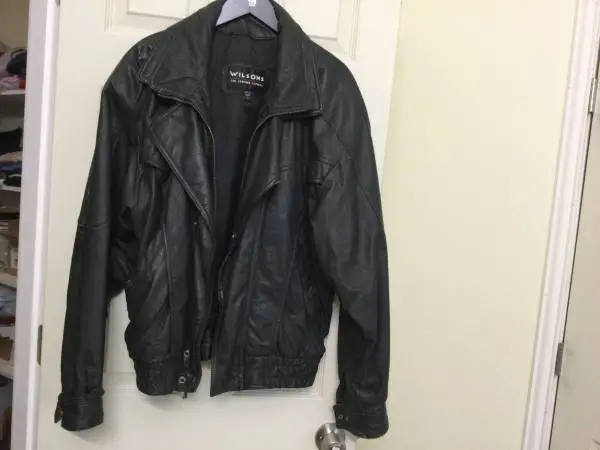 Mens Wilson leather jacket