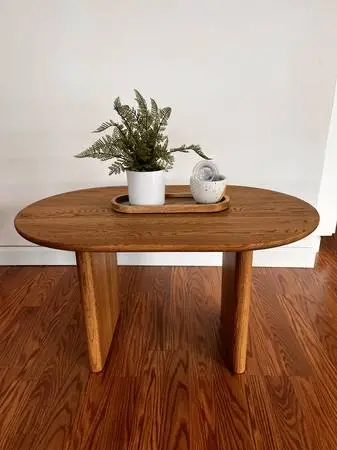 Solid wood coffee table