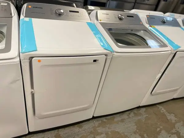 Samaung used washer and new dryer