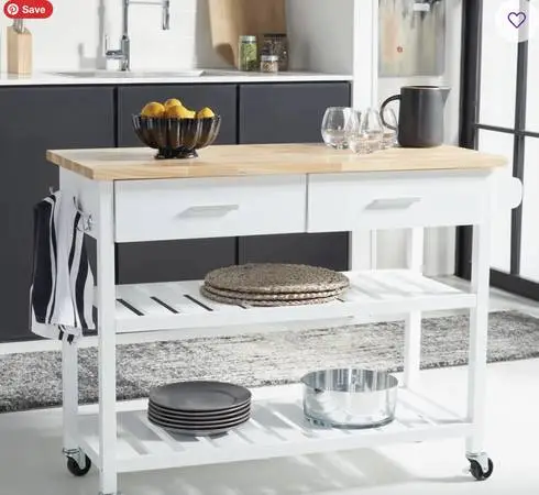 $100 Latitude Run Kiko Wood Kitchen Cart from Wayfair (originally $300
