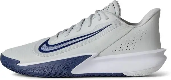 Nike Mens Precision 7 Basketball Shoes, Photon Dust/Navy/White, 9.5M