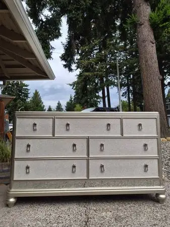 ⭐Modern Silver SOPHIA VERGARA PARIS Dresser-Excellent Condition!