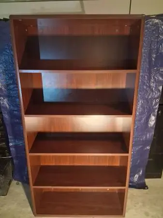 ⭐️BEAUTIFUL CHERRY WOOD BOOKCASE 5 SHELF⭐️