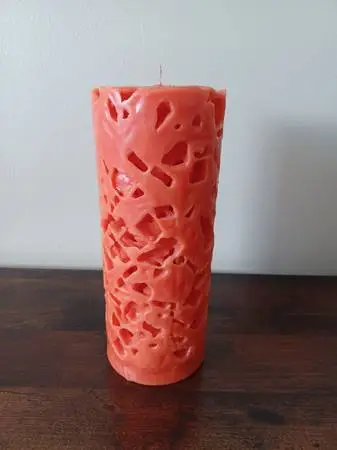 ✨🔥Vintage Ice or Swiss Cheese 10 Pillar Candle🔥✨