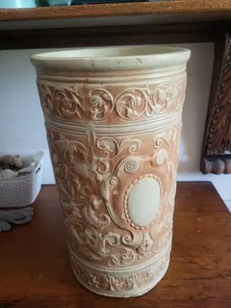ART POTTERY UMBRELLA STAND