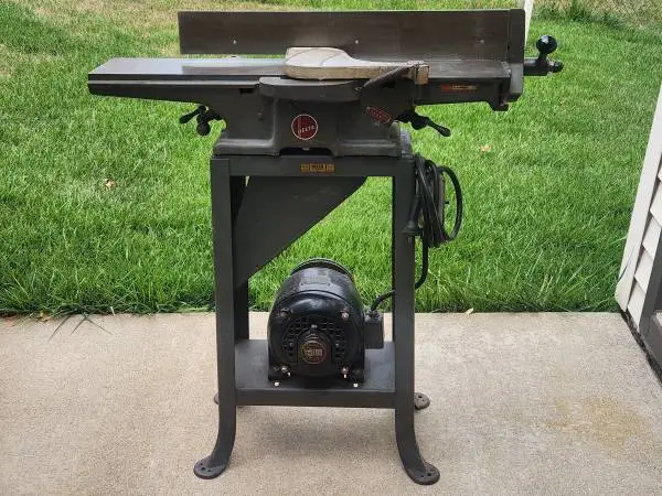 ANTIQUE 1939 DELTA 37-207 6 Jointer + 1/2HP Master Motor CREAMPUFF