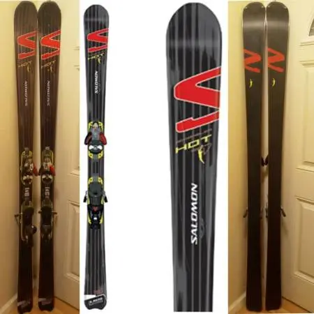 Salomon Scrambler Hot 182cm all mountain skis + Salomon S912 Bindings