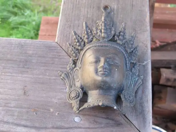 Vintage Cast Bronze Hindu Deity