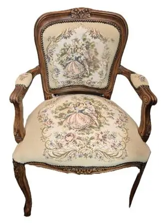 Vintage Louis XV style armchair