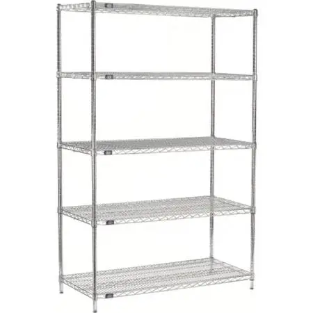 Extra large Nexel® Shelf Stainless Steel Wire Shelving Unit Storage shelf L54