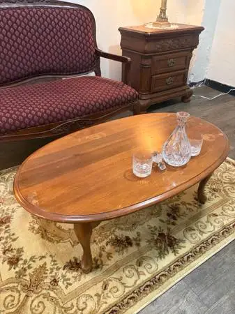 vintage/antique wooden coffee table