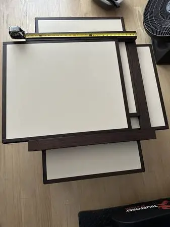 COFFEE TABLE (Expanding and Unique) - 4 separate sliding table tops