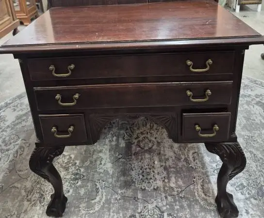 Vintage Chippendle Style Lowboy Table
