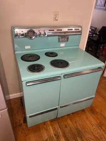 Antique GE electric range