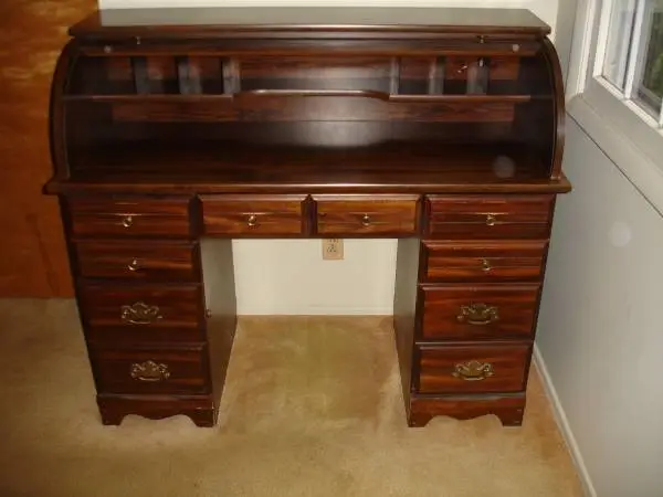Vintage Rolltop Roll Top Desk