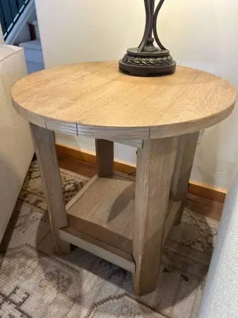 Pottery Barn Wood Side Table