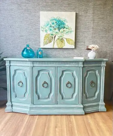Beautiful vintage buffet, Custom painted aged and blended for beautiful patina