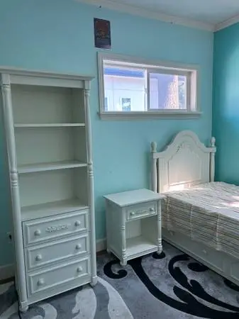White girl’s bedroom set including mattresses trundle