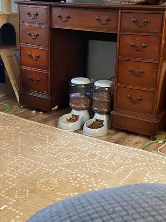 Sewing machine desk