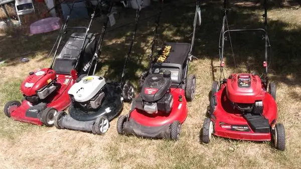 Free removal of walk behind mowers.