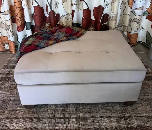 NEW Large Fabric Ottoman