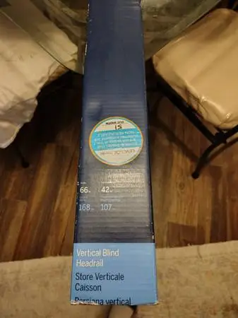 Brand New in Box Vertical Blinds Headrail