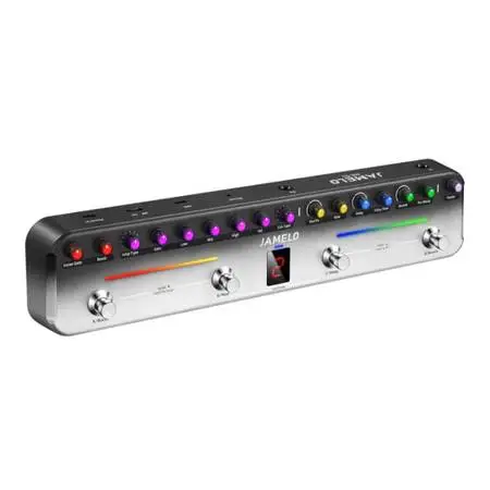 ☆ JAMELO Multi Effects Guitar Bass Pedal with 8 AMP and 8 CAB IR Model