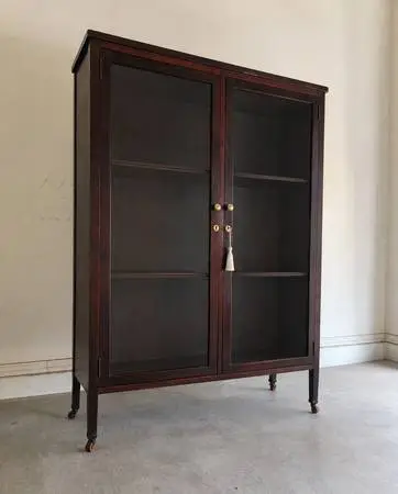 vintage/antique glass display cabinet