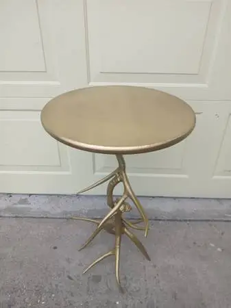 GOLD METAL Z Galllerie TABLE, indoor or outdoor