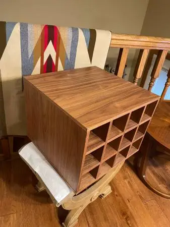ROOM & BOARD WALNUT STORAGE and ENTRYWAY / WINE RACK
