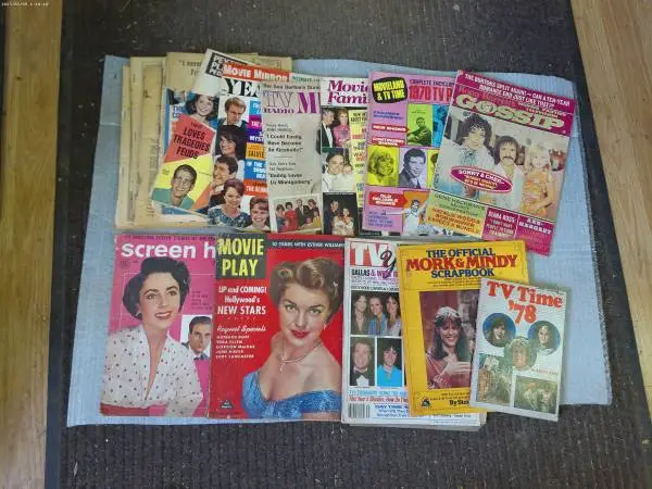 Older TV and Movie Magazines and Booklets 1934-1980
