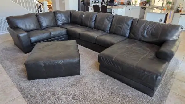 LEATHER SECTIONAL SOFA COUCH