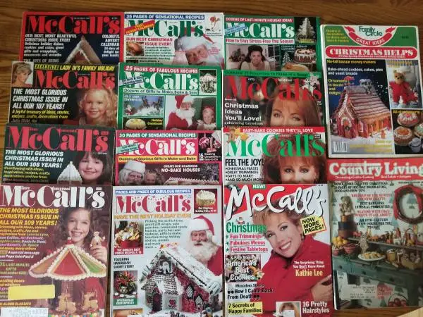 Vintage Holiday/Christmas Issues of McCalls Magazines