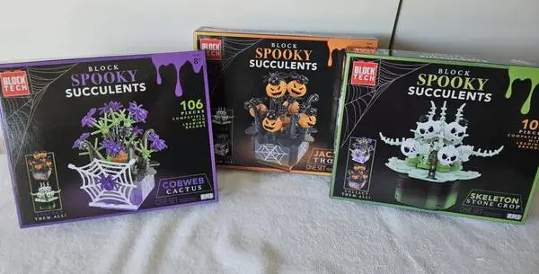Halloween Block Tech Lego Type Building blocks