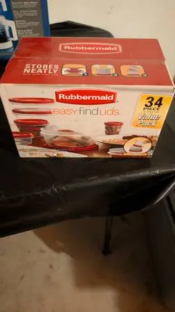 Rubbermaid 34 piece including lids value pack