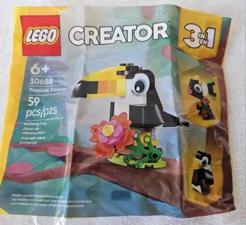 Lego 3 in 1 Tropical Toucan #30688
