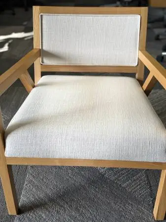 Gus Modern Solid Wood Lounge Chair – Scandinavian Style