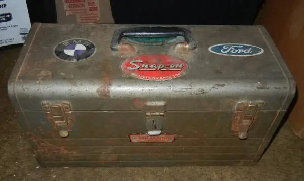 Craftsman Toolbox with Misc. Sockets & Wrenches & More