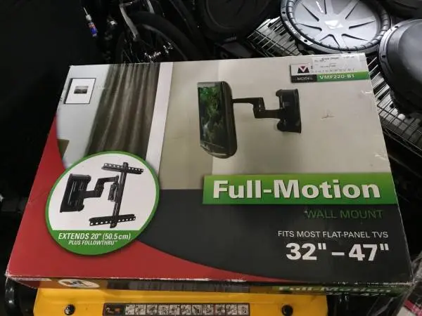SANUS VMF220-B1 FULL-MOTION TV WALL MOUNT