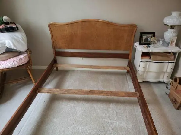 full size: bed frame Headboard footboard side rails