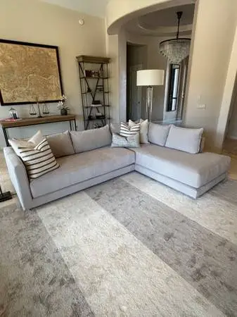 New, West Elm light grey couch