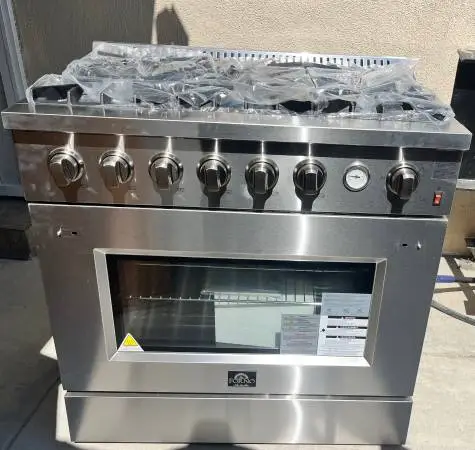 FORNO 36 inch gas stove .Bramd New.