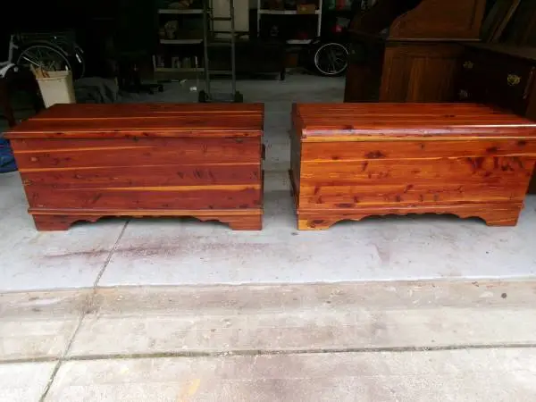 1940S SOLID CEDAR, CEDAR CHEST (PIC)