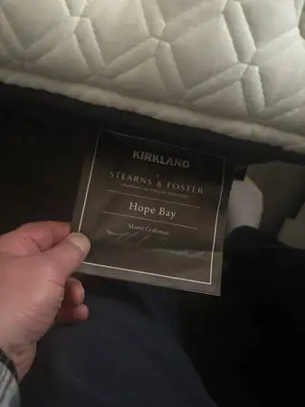 Queen size mattress, box, and stand