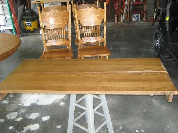 table and chairs