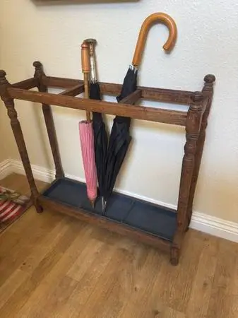 Vintage Umbrella Stand with drip tray