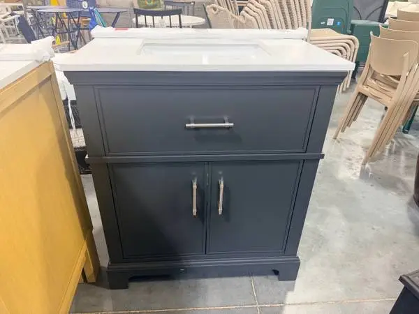 Kohler Chulton 30 Bathroom Vanity With Sink And Quartz Top In Gray