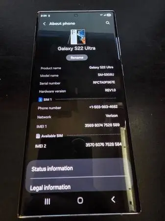 Samsung galaxy s22 Ultra unlocked