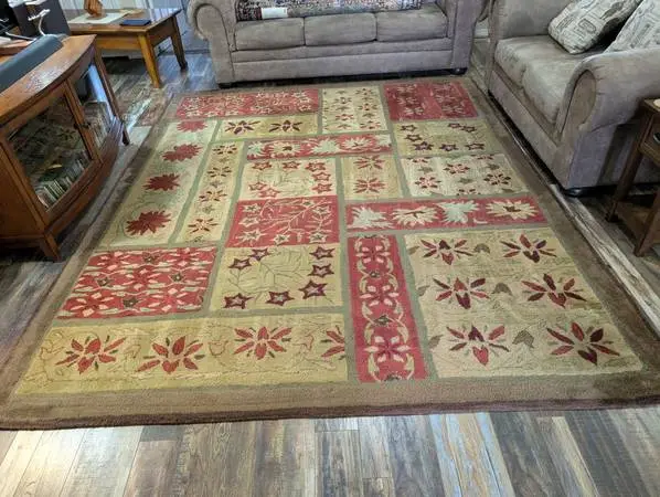 Very Nice Beautiful 100% Wool Oriental Rug 8 X 10
